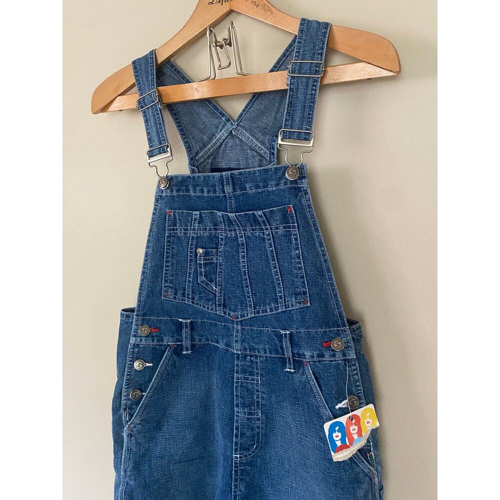 NWT Stephen Hardy Squeeze Denim Overalls Size Small